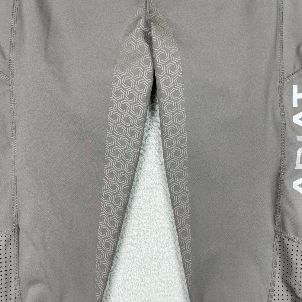 Ariat EOS Full Seat Leggings Womens XL Gray Equestrian Riding Silicone Grip - Picture 7 of 15